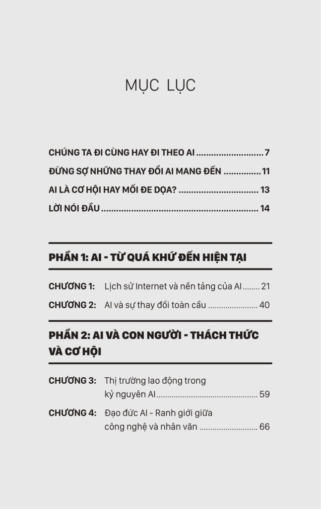 KHÔNG AI CẢN ĐƯỢC AI (Hiểu AI từ căn gốc để phát triển sự nghiệp)